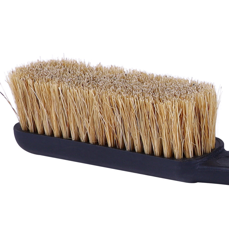 TWO STONES Bouldering Brush with Ergonomic Handle Portable with Climbing Chalk Bag(Not Included) for Climbing Wall Holds (PT-16025-BK&LBL-TS)