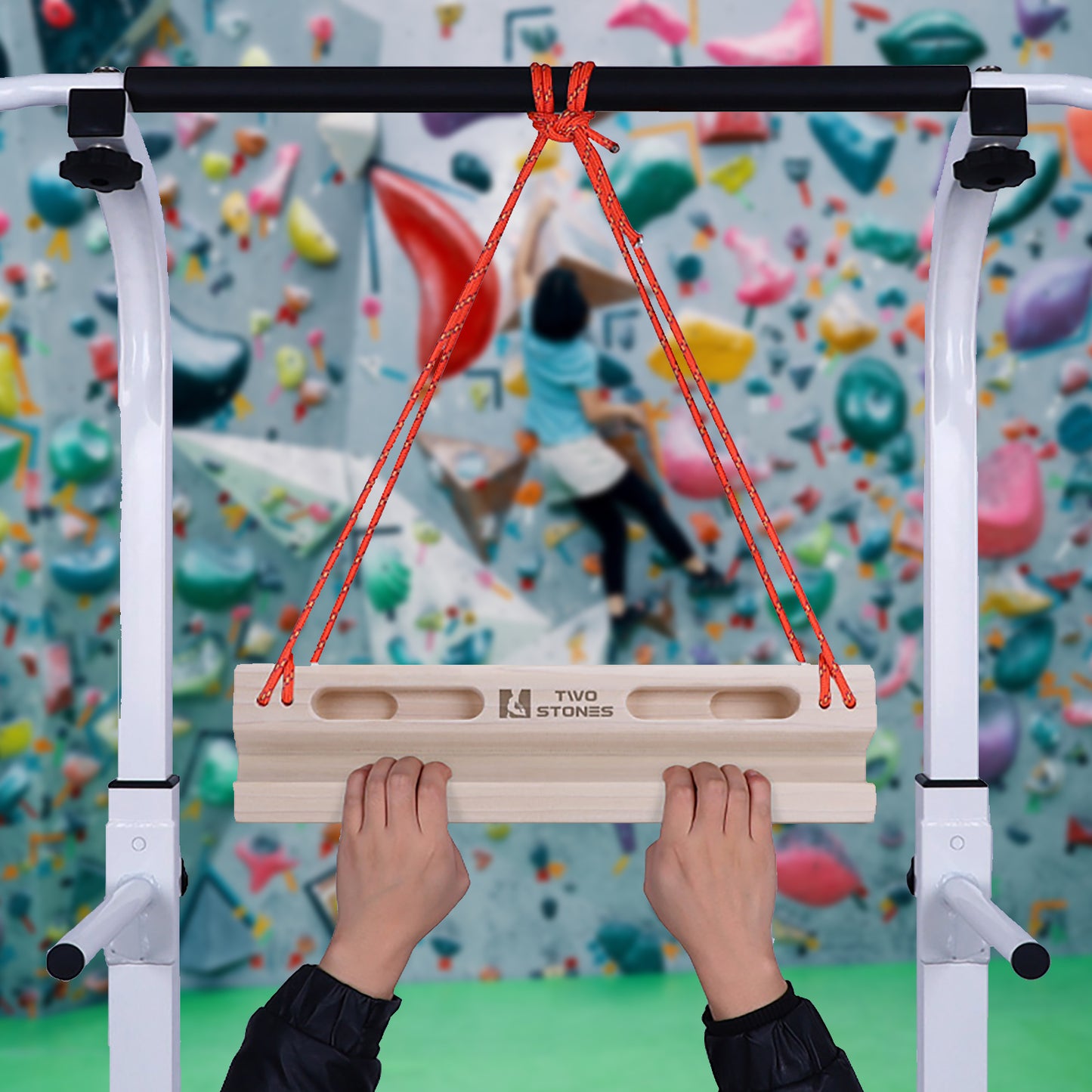 Portable Fingerboard as Rock Climbing Training Boards with Edges and Pockets