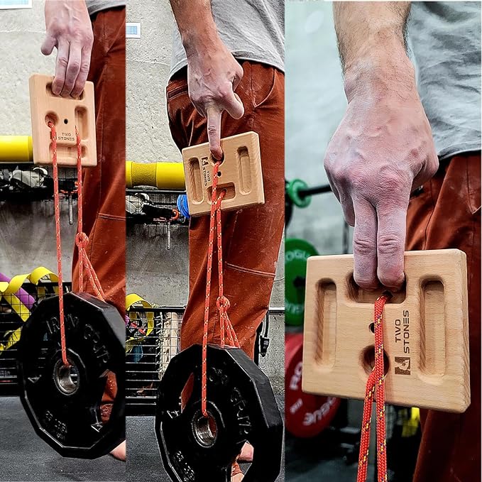Climbing Pinch Block | Climbing Pinch Blocks | Wooden Climbing Holds as Gifts for Rock Climbers with Edges and Pockets