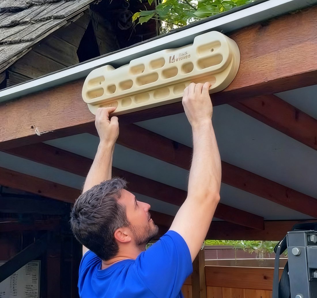 Vertical Living, Beyond Limits: The Ultimate Training Tool for Climbers – Tack Hangboard-E