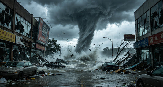 Dream Interpretation: Dancing in a Tent While Waterspouts Rise -E
