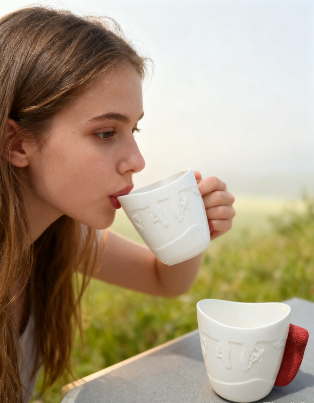 The Climbing Mug: Let Every Sip Be an Upward Journey-E