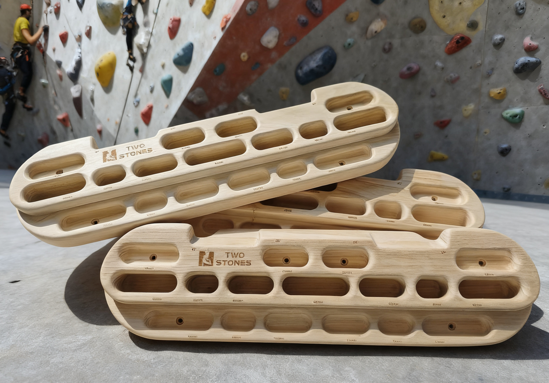 Two Tones Hangboard: Carving the Future of Finger Strength from a Single Block of Wood