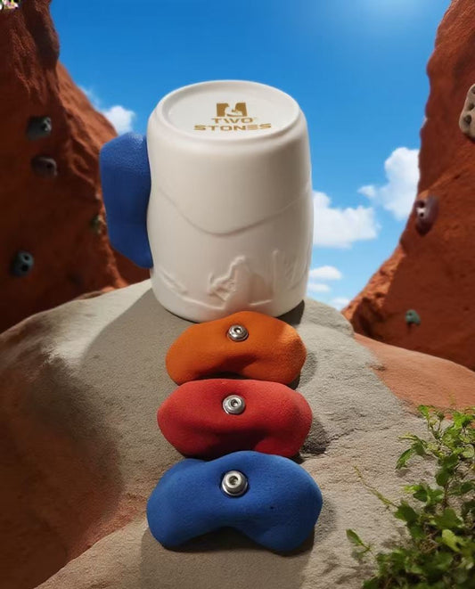 The Rock Climbing Mug: Grip a Real Hold with Every Sip