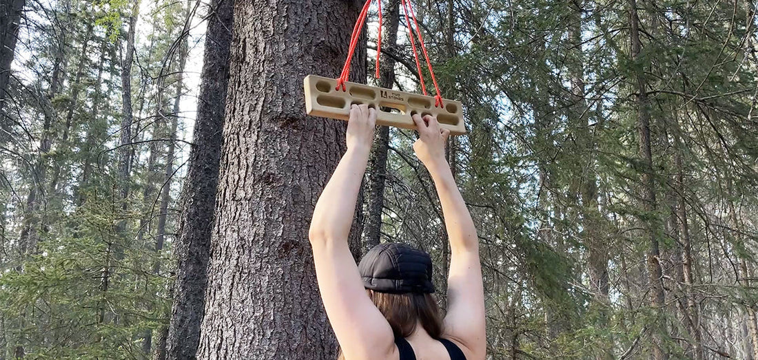 Portable hangboard