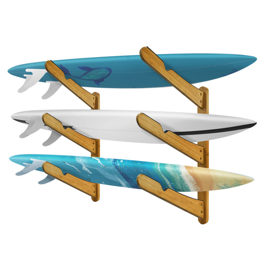 TWO STONES Surfboard Racks for The Wall, Surfboard Rack Hanger Works as a Shortboard, Skimboard & Longboard Hanger or Stand (CJ-OT2304)