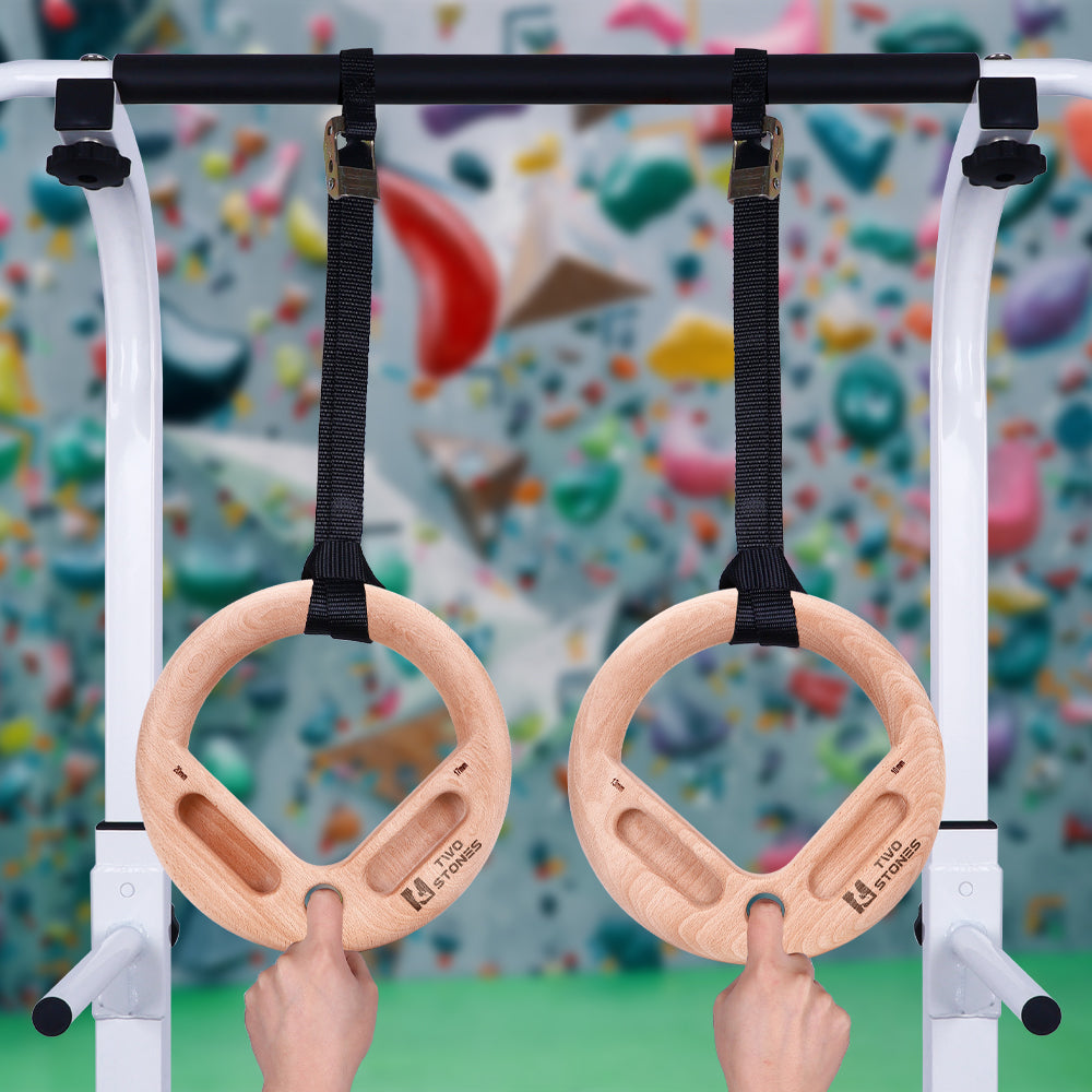 Portable Hangboard Rock Climbing as Pull Up Ring for Rock Climbers Trainning Indoor or Outdoor