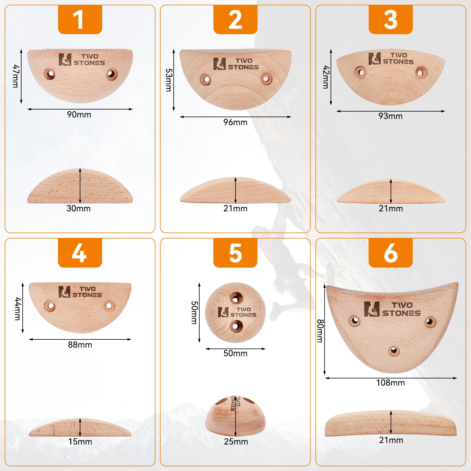 rock climbing holds