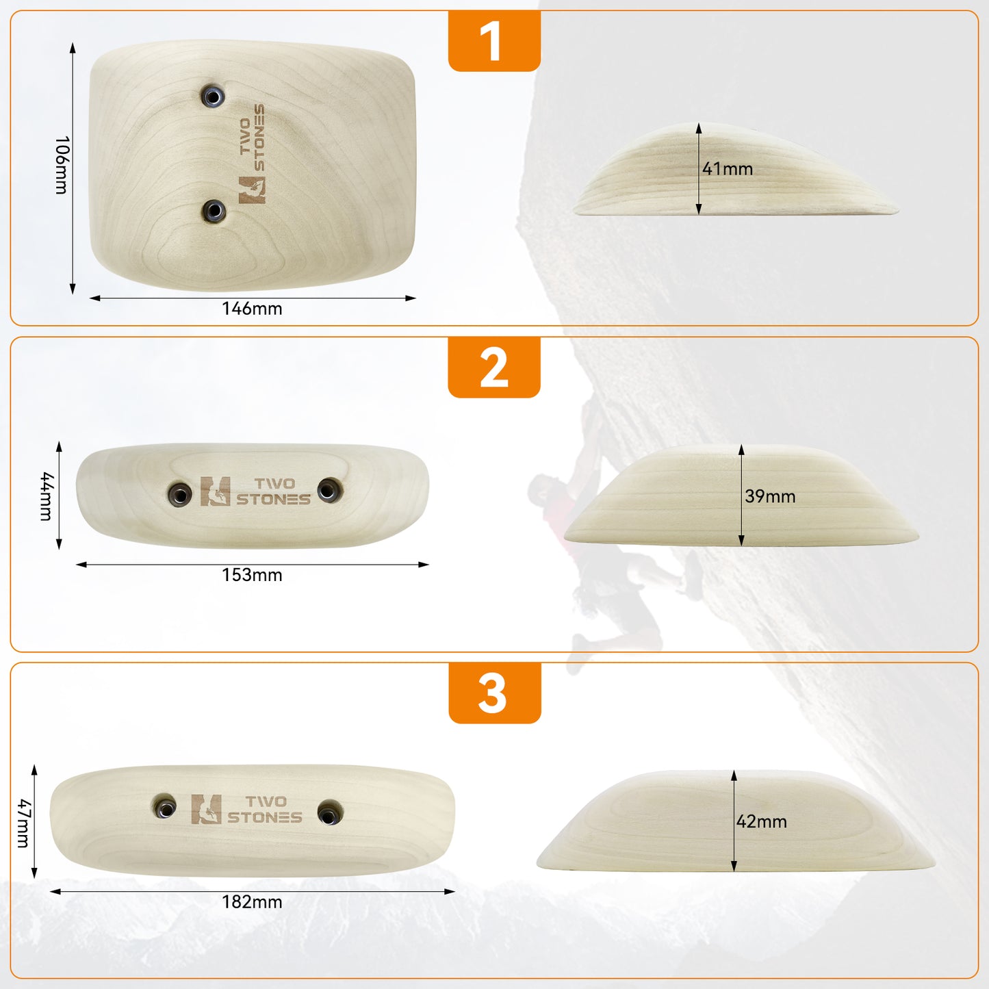 rock climbing holds
