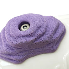 Close-up of the screw detail on the 3D climbing hold handle