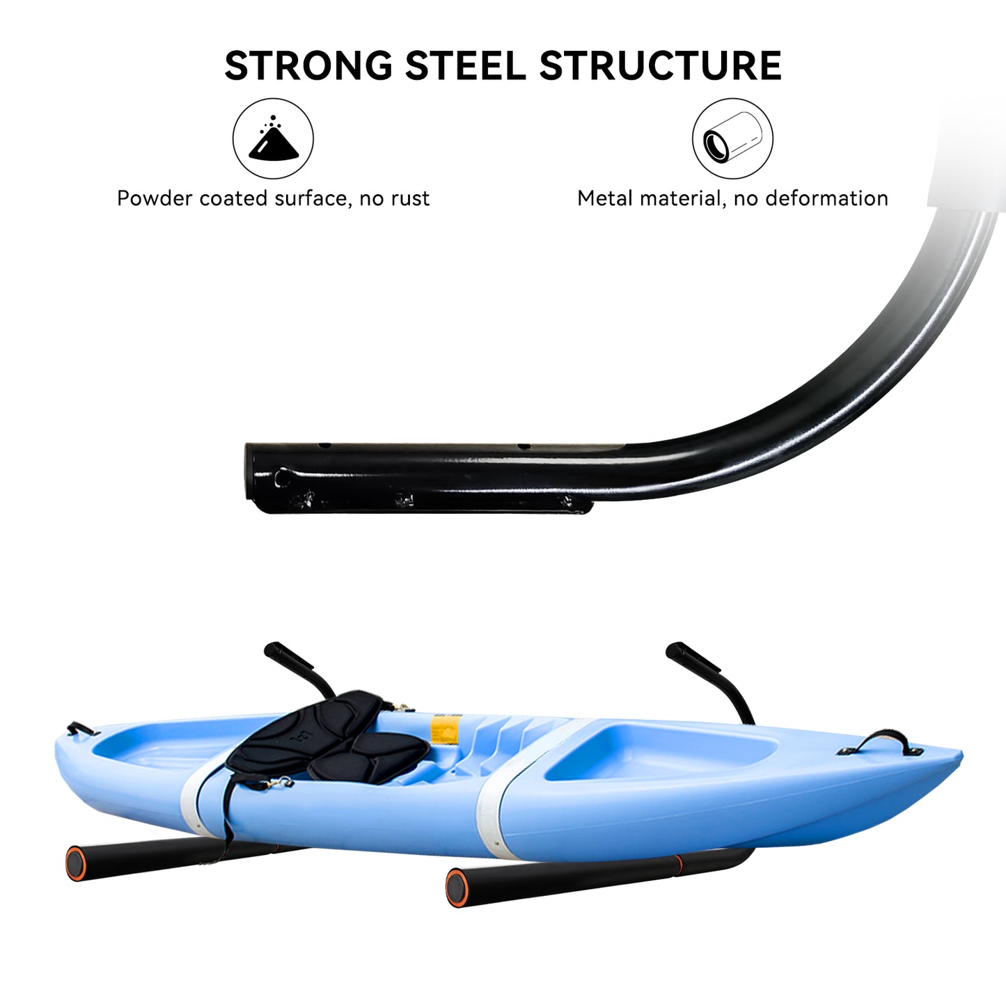 TWO STONES Surfboard Wall Mount | Surfboard Rack | Surf Board Wall Hangers | Longboard Wall Mount | Surf Rack for Wall and Roof