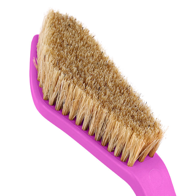 TWO STONES Boar Hair Rock Climbing Brush with Ergonomic Handle (PT-18007-BK&PP-TS)