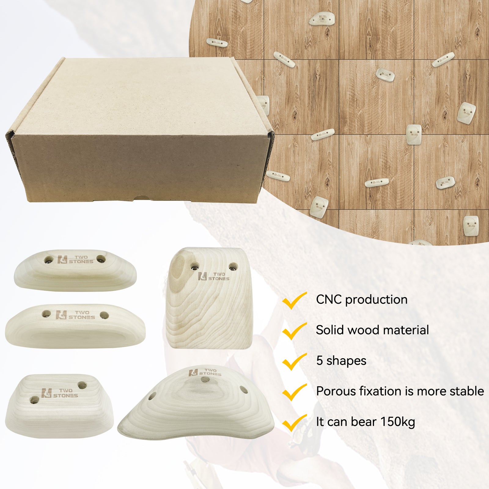 rock climbing holds