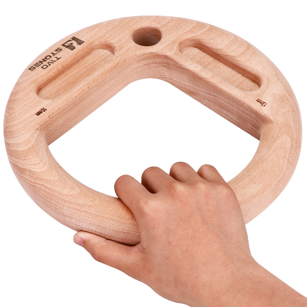 Portable Hangboard Rock Climbing as Pull Up Ring for Rock Climbers Trainning Indoor or Outdoor