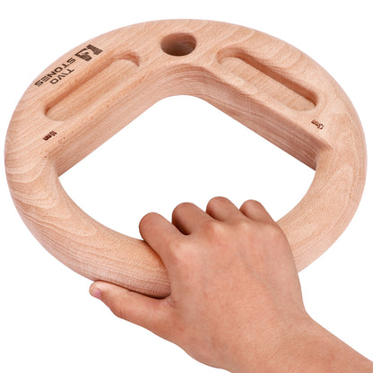 Portable Hangboard Rock Climbing as Pull Up Ring for Rock Climbers Trainning Indoor or Outdoor