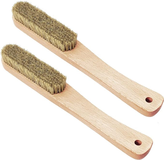 Wooden Rock Climbing Brush & Bouldering Brush with Thick Ultra Durable Boar's Hair Bristles  (CJ-CB2001B-A-TS)