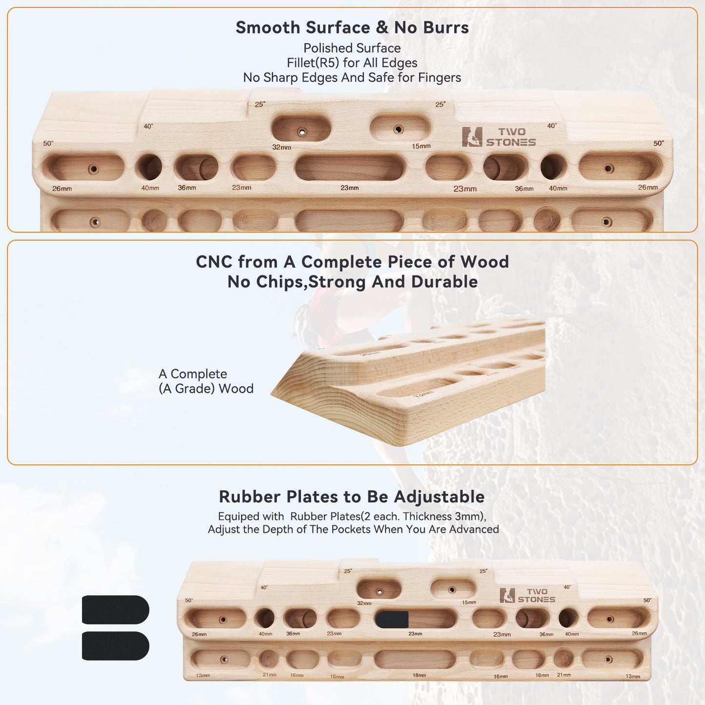 climbing fingerboard