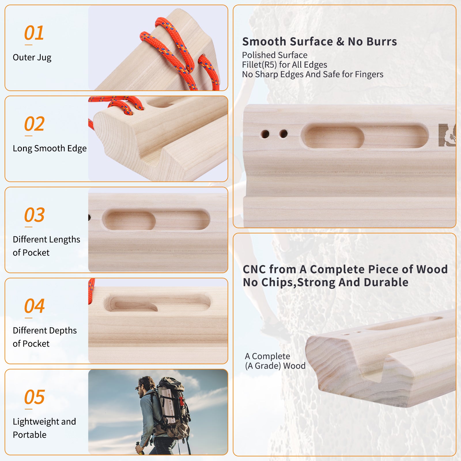 climbing hangboard