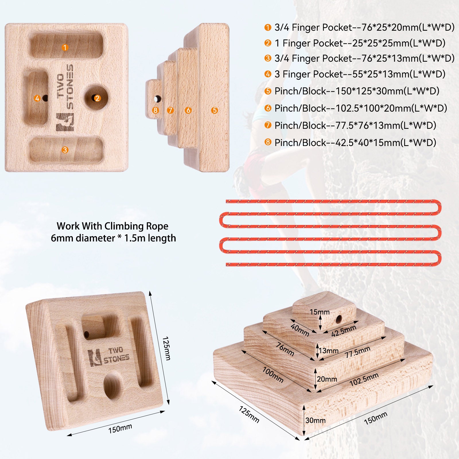 climbing fingerboard