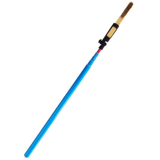 Stick Clip Rock Climbing Brush with Extendable Pole| Angle Adjustable Bouldering Chalk Brush Climbing Sticks