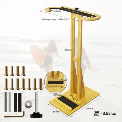 TWO STONES Paddle Board Rack Storage, Vertical Surfboard Stand, Surfboard Rack for Wall-Free to Display Indoor and Outdoor Hold Up to 80cm Width