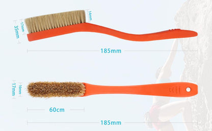 TWO STONES Best Rock Climbing Brushes | Bouldering Brush | Chalk Brush as Rock Climbing Gifts for Rock Climber