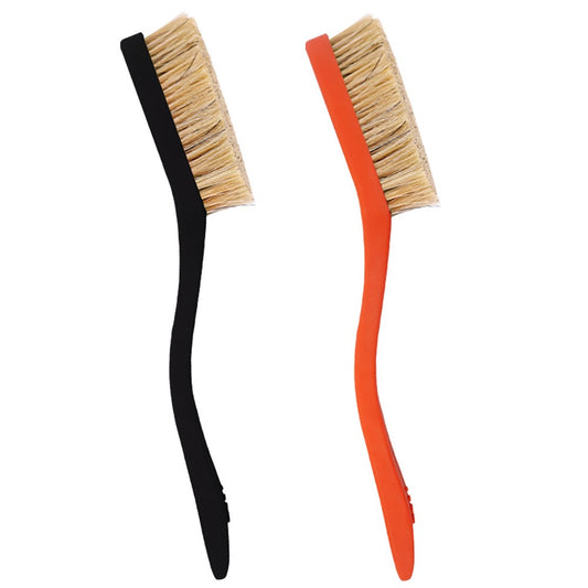TWO STONES Climbing & Bouldering Brush with Natural Firm Boar's Hair Bristles and Durable Handle(PT-16027-BK&OG-TS)