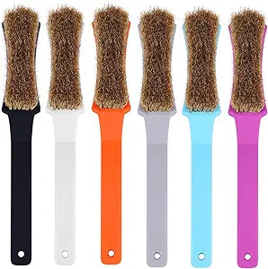 TWO STONES Bouldering Brush with Thick Ultra Durable Boar's Hair Bristles,Perfect Rock Climbing Brushes for Rock Climbing Holds on Climbing Wall as Climbing Chalk Brush Indoor or Outdoor(PT-18005-MIX6-TS)