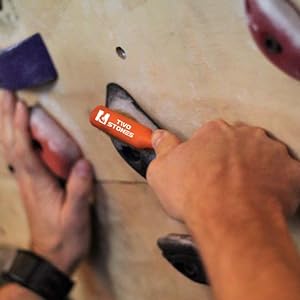 TWO STONES  Best Rock Climbing Brushes | Bouldering Brush | Chalk Brush as Rock Climbing Gifts for Rock Climber